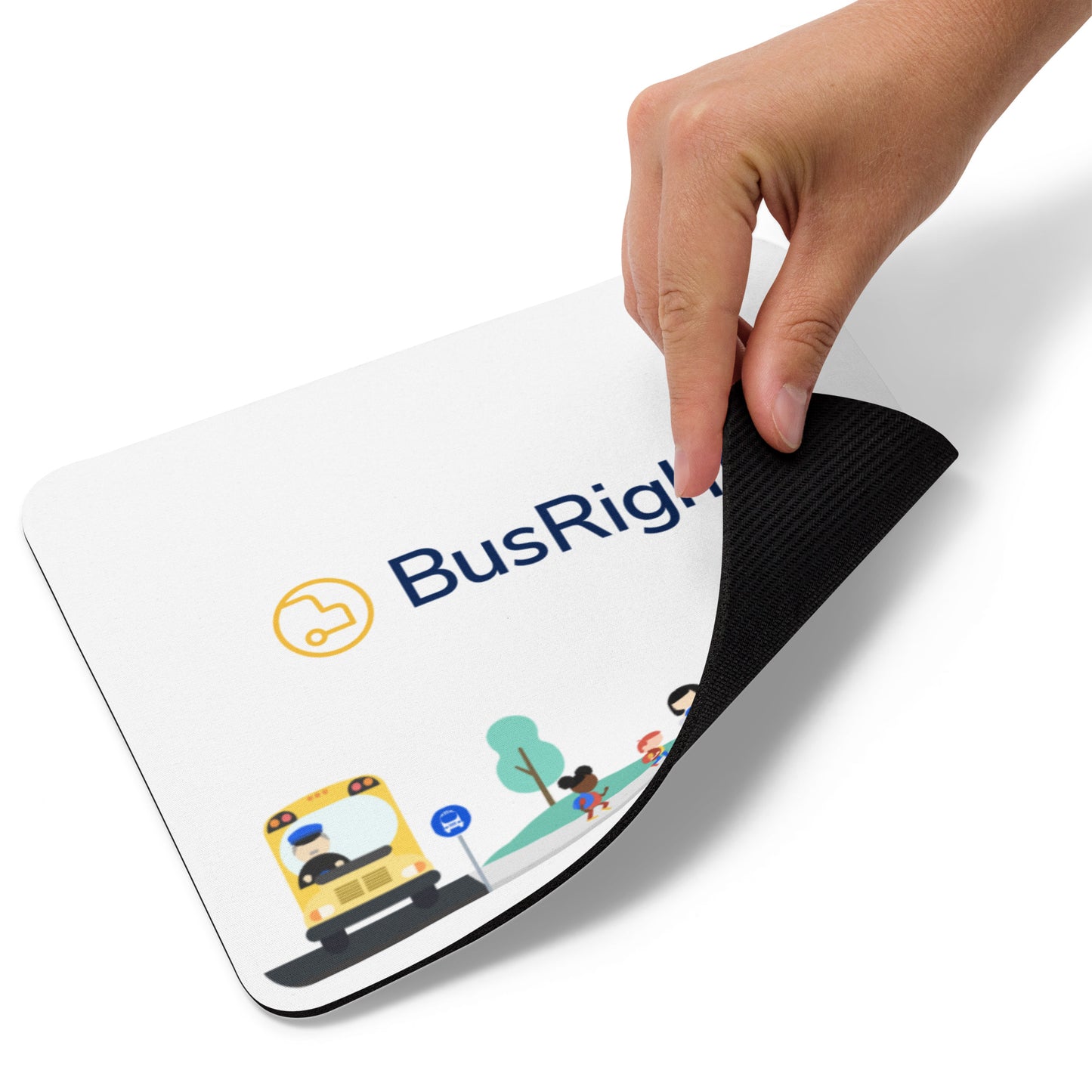 BusRight Mouse Pad - White